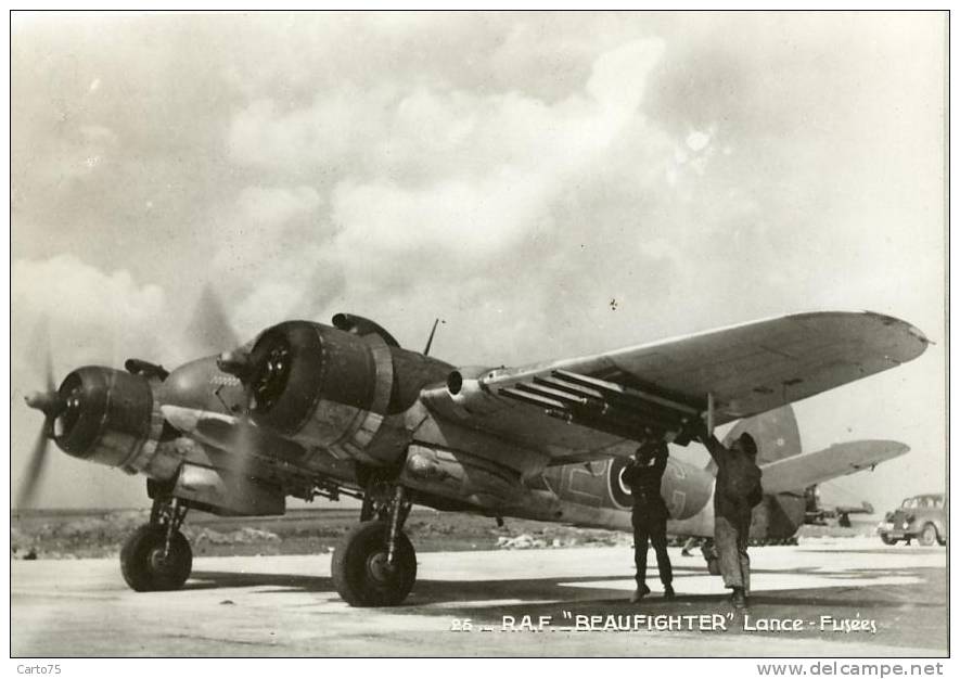 AVIATION - Aviation Anglaise - English Aviation - RAF Bristol Beaufighter Lance-fusées - 1919-1938: Between Wars