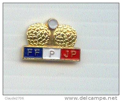 Superbe Pin's Fédération Française De Pétanque - Pétanque