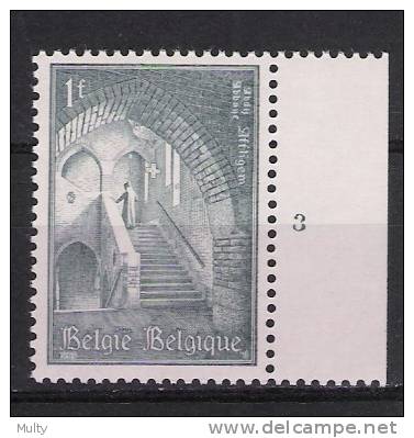 Belgie OCB 1334 (**) Met Plaatnummer 3. - 1961-1970