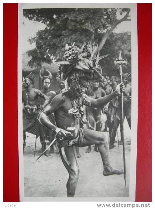 Togo Tam Tam Du Diable Fetichisme Pub Ionyl Voyagé Lomé 1953 10,5 Par 18 - Togo