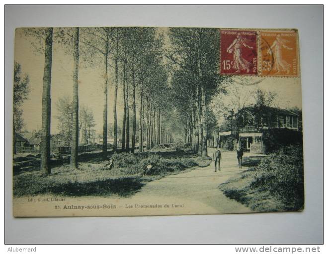 Aulnay Sous Bois , Les Promenades Du Canal. - Aulnay Sous Bois