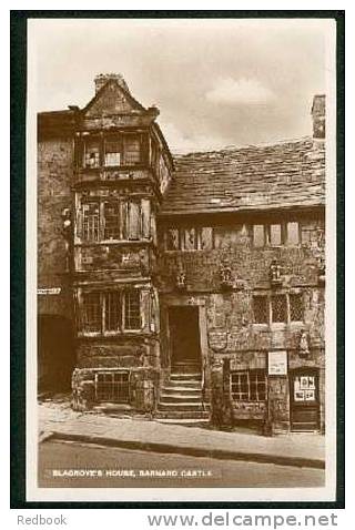 Real Photo Postcard Blagrove´s House Barnard Castle Durham Circa 1935 - Ref 9 - Andere & Zonder Classificatie