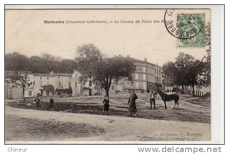 MONTENDRE LE CHAMP DE FOIRE DES BOEUFS - Montendre