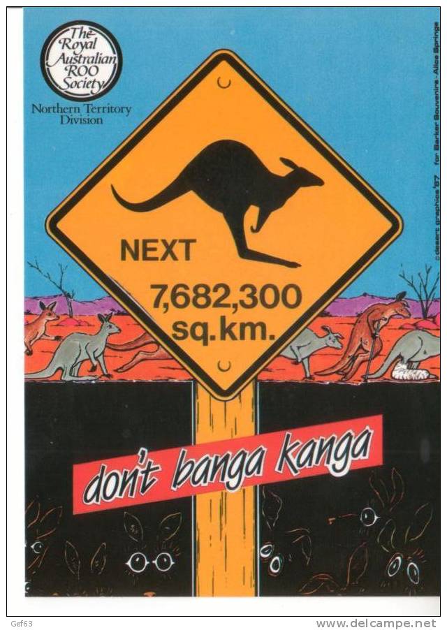 Don´t Banga Kanga - Northern Territory Division - Andere & Zonder Classificatie