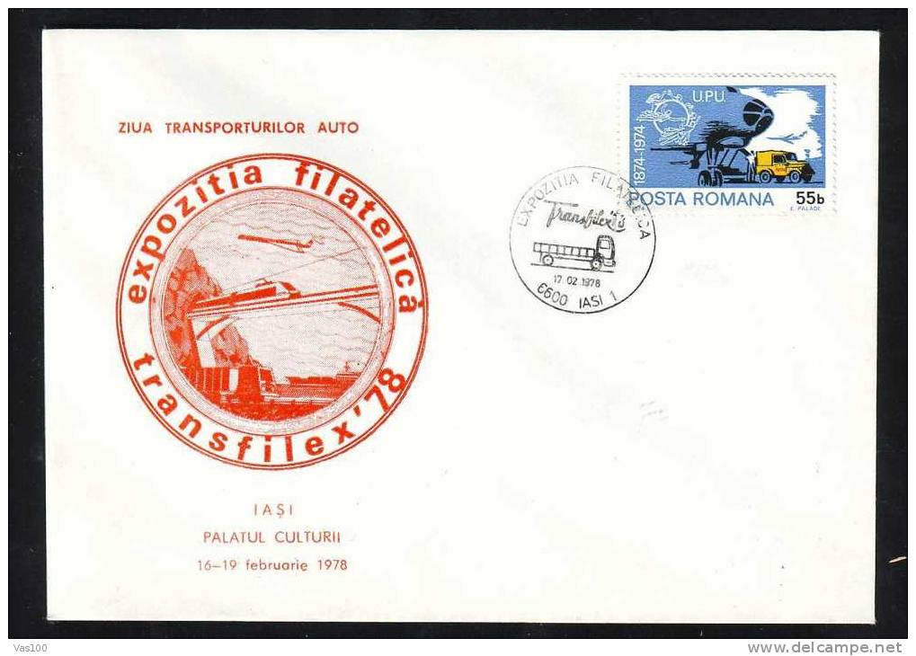 Romania 1978 Cover With PMK Cars Voiture Camions. - Vrachtwagens