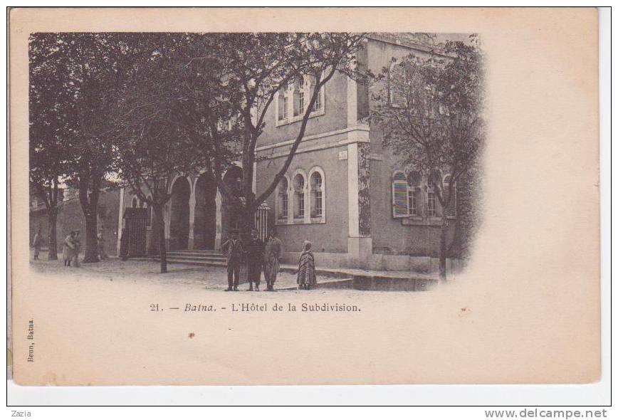 ALG.083/  BATNA - L´Hotel De La Subdivision - Batna