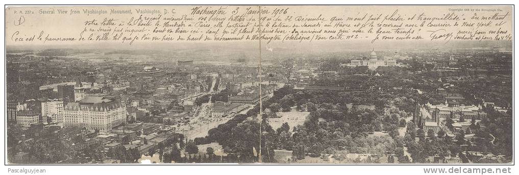 CPA WASHINGTON PANORAMIC - 1906 - Washington DC