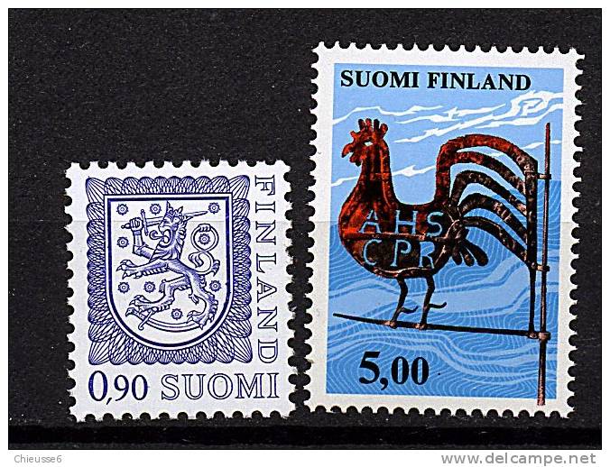 Finlande** N° 761/762 - Armoiries - Unused Stamps