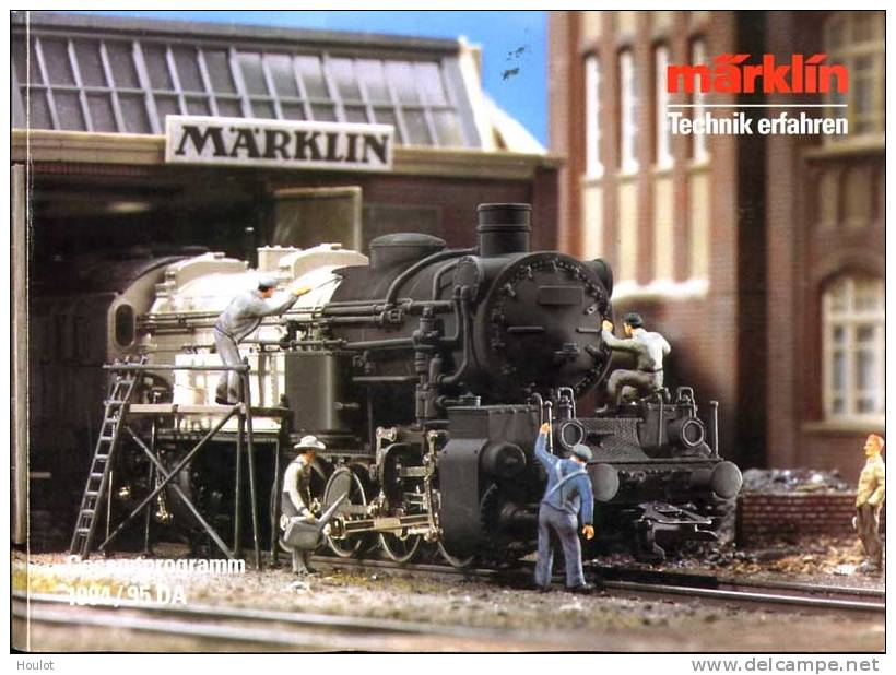 Großer Märklin Katalog Von 1994/95, Gesamtprogramm. Der Katalog Hat 400 Seiten - Allemand