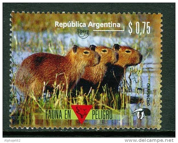 Faune, Cabiais - ARGENTINE - Animal Menacé D'extinction - N° 1930 ** - 1996 - Unused Stamps