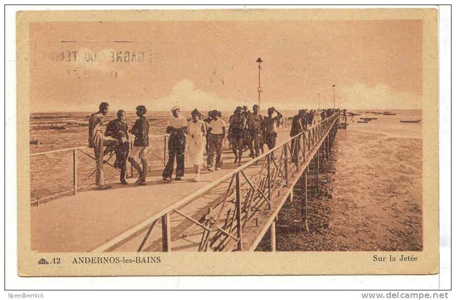 10257 Andernos Les Bains . Sur La Jetée . CAP 12 - Andernos-les-Bains