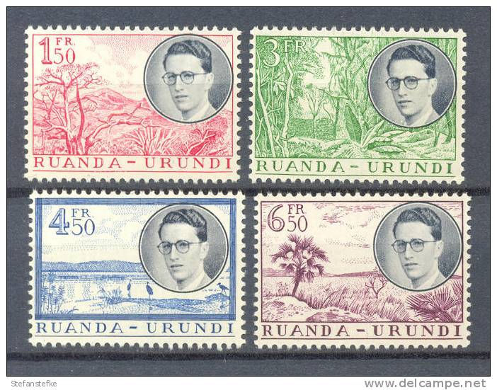 Ruanda - Urundi : Ocb Nr: 196 - 199 ** (zie  Scan) Lot 1 - Unused Stamps