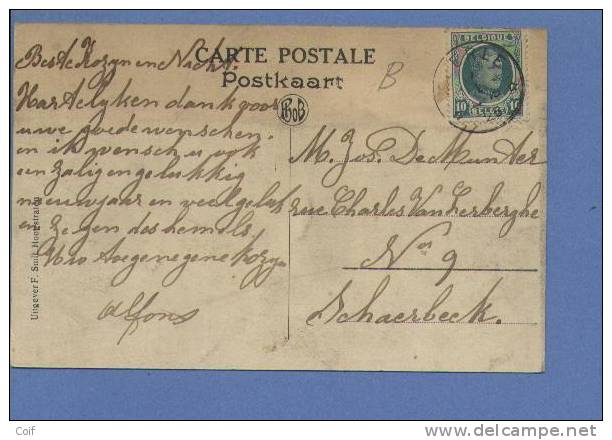 194 Op Kaart Met Sterstempel (Relais) * VEERLE * - 1922-1927 Houyoux