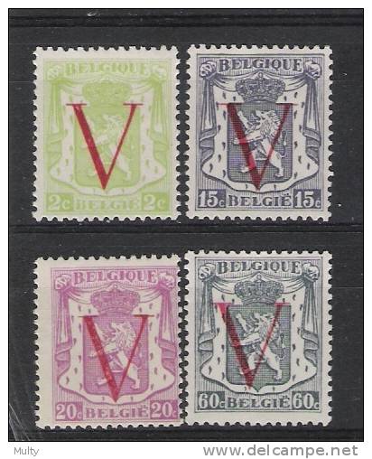 Belgie OCB 670 / 673 (*) - Unused Stamps