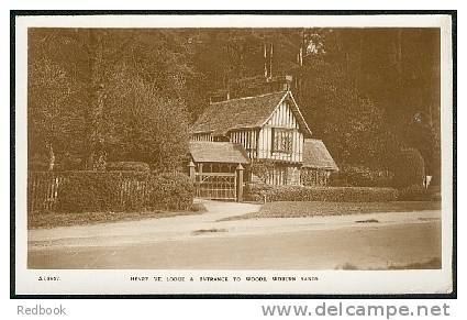 1957 Real Photo Postcard Henry VII Lodge & Entrance To Woods Woburn Sands Buckingham - Ref A12 - Buckinghamshire