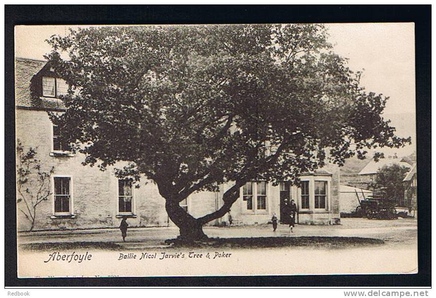 1914 Wrench Postcard Bailie Nicol Jarvie´s Tree & Poker Aberfoyle Perth Perthshire Scotland - Ref A13 - Perthshire