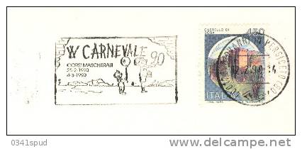 1990 Italia  Targhetta San Giovanni In Persiceto Carnaval Carnevale Carnival - Carnival