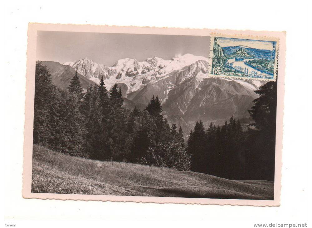 HAUTE SAVOIE 74 CPSM LE MONT BLANC VUE DE PASSY GUEBRIANT - Passy