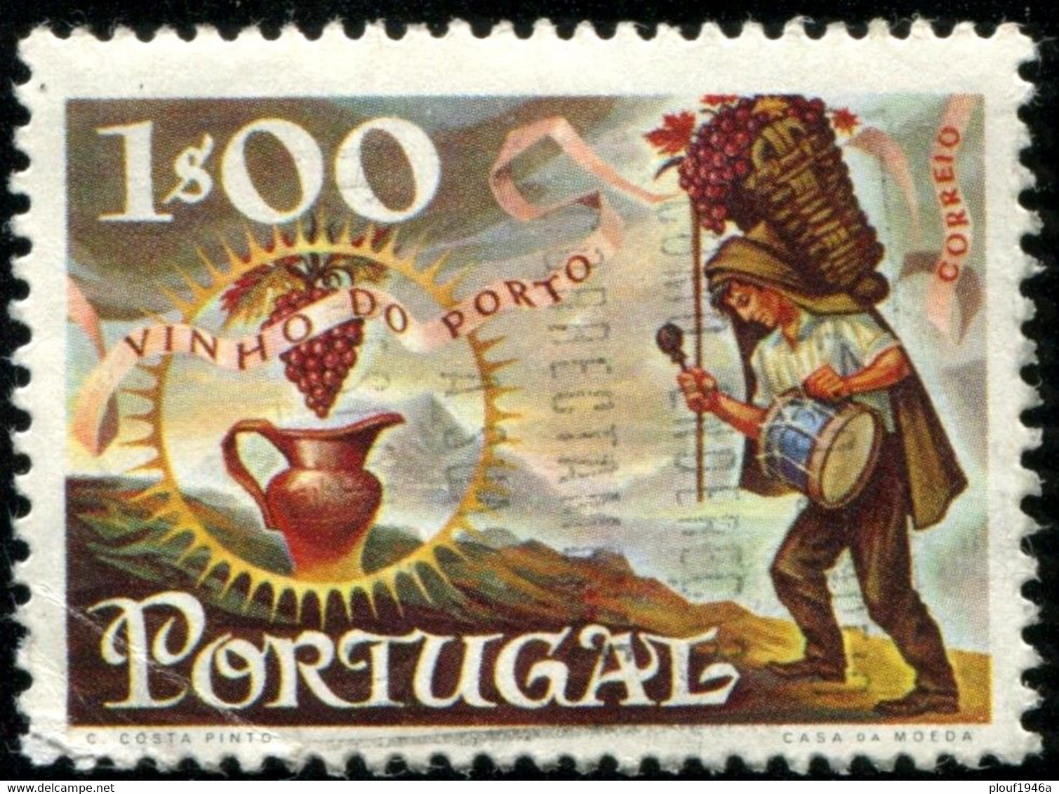 Pays : 394,1 (Portugal : République)  Yvert Et Tellier N° : 1098 (o) - Usado