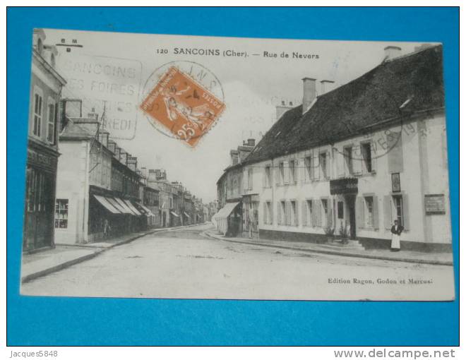 18) Sangoins - N° 120 - Rue De Nevers  - Année 1932 - EDIT  Ragon - Sancoins