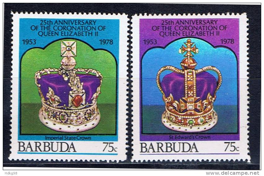 Barbuda+ 1978 Mi 394-95 - Barbuda (...-1981)