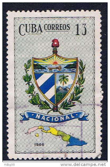 C+ Kuba 1966 Mi 1214 - Usati