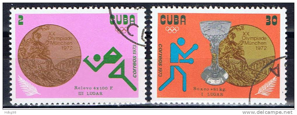 C+ Kuba 1973 Mi 1840 1845 - Used Stamps