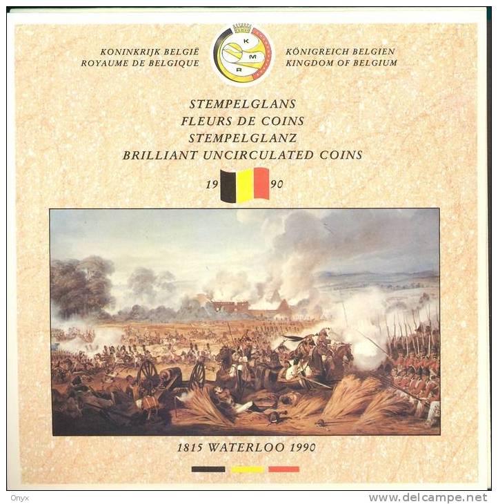 BELGIQUE - FDC ANNEE 1990 - UNC - FDEC, BU, BE & Münzkassetten