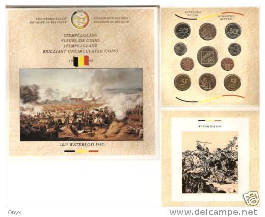 BELGIQUE - FDC ANNEE 1990 - UNC - FDC, BU, Proofs & Presentation Cases