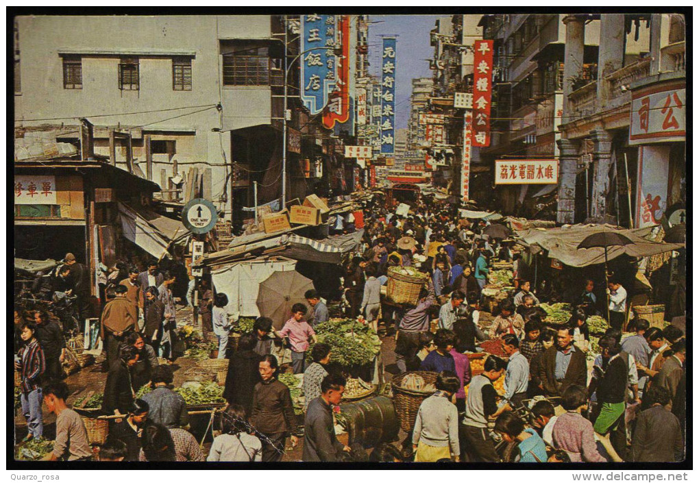 An Open-air Market In Kowloon, Hong Kong - Cina (Hong Kong)