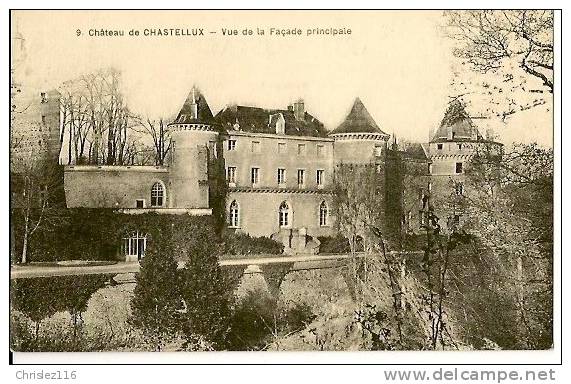 89 Château Du Chastellux Façade Principale  Beau Plan - Toucy