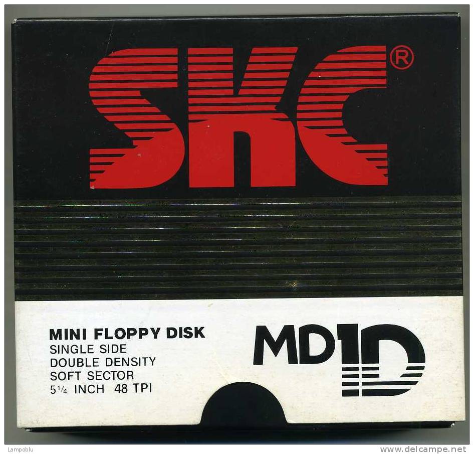 Confezione 10 Mini Floppy Disk - SS DD - Discos 5.25