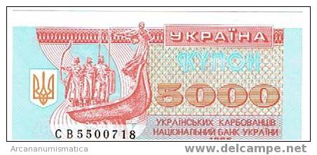 UCRANIA,5.000 KARBOVANTSIV 1995 K93 SC   DL-2619 - Ukraine