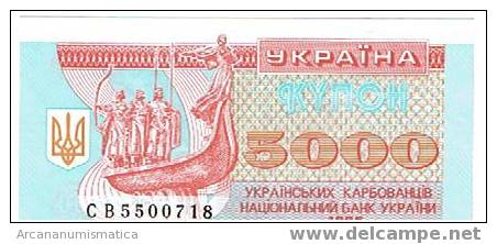 UCRANIA,5.000 KARBOVANTSIV 1995 K93 SC   DL-2619 - Ucrania