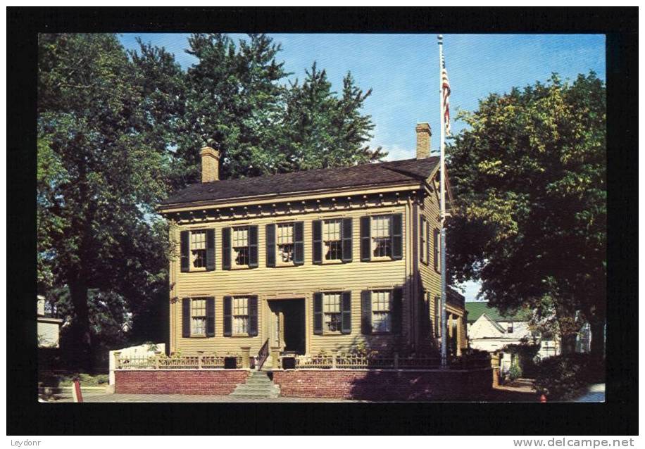 Abraham Lincoln's Home, Corner Eighth And Jackson, Springfield, Illinois - Springfield – Illinois