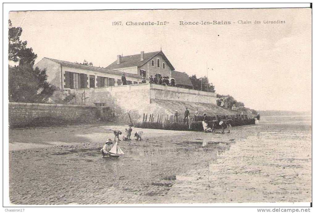 17  -  RONCE-les- BAINS  -  Chalet Des Girondins  -  Animée - Un"voilier" Sur L´eau - La Tremblade