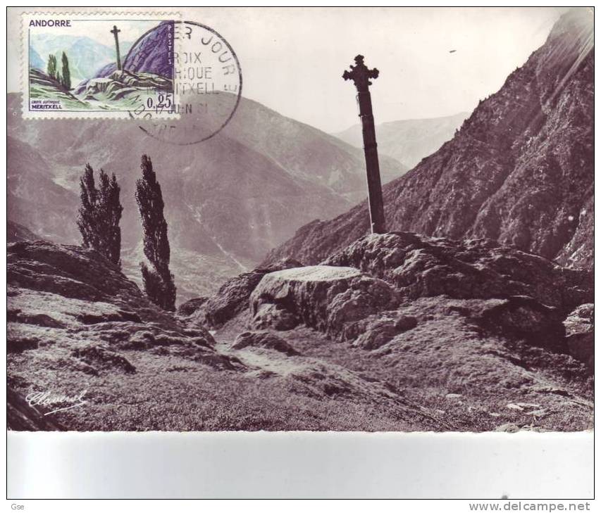 ANDORRA 1961 - CM - FDC  Yv. 158 -  Croce Gotica - FDC