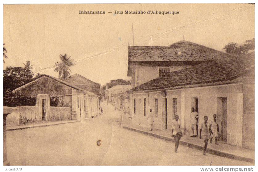 INHAMBANE / RUA MOUSINHO D ALBUQUERQUE / RARE + - Mozambique