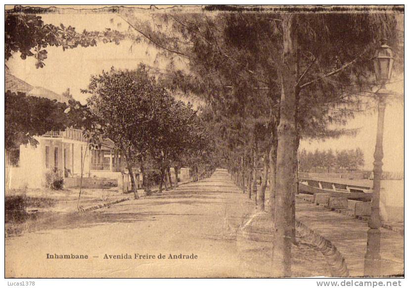 INHAMBANE / AVENIDA FREIRE DE ANDRADE / RARE + - Mosambik