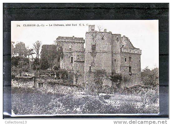 LOIRE ATLANTIQUE - Clisson - Le Château, Côté Sud - Clisson