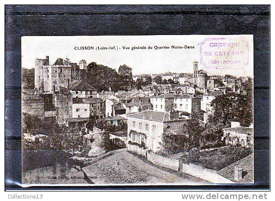 LOIRE ATLANTIQUE - Clisson - Vue Générale Du Quartier Notre Dame - Clisson