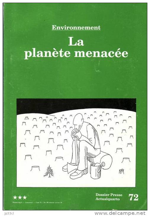 La Planète Menacée Dossier Presse Actualquarto De 118 Pages (pollution, Déchets) Avec 60 Documents + Pistes Pédagogiques - Gezondheid