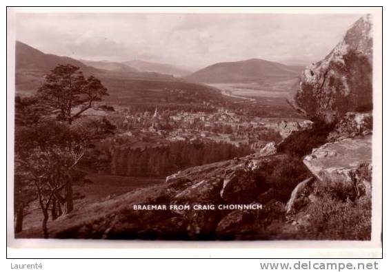 Old - Vintage Scotland Postcard - Carte Ancienne D´Ecosse - Braemar - Aberdeenshire