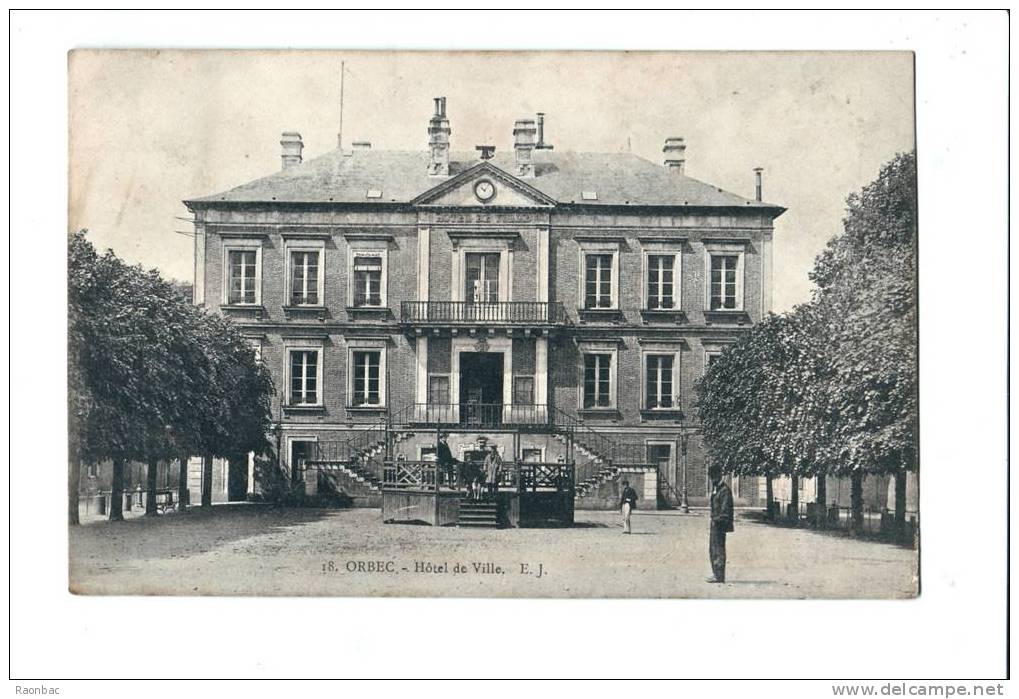 CPA----14----ORBEC----HOTEL De VILLE - Orbec