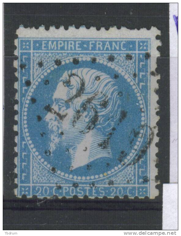 VEND N°22,INDICE POTHION 3,BUREAU"2619"G.C."NERAC"(45)(b) - 1862 Napoleon III