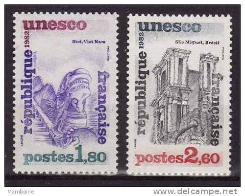 Unesco  Huè Viet Nam +bresil N71/72 Neuf XX 1982 - Ungebraucht