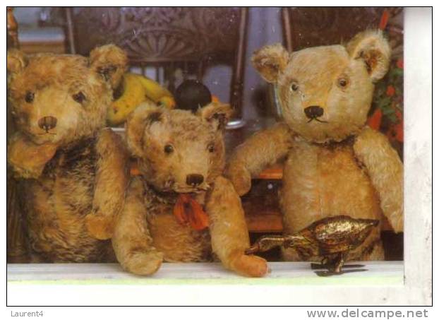 Teddy Bear Postcard - Carte Postale D´ours En Peluche - Ours