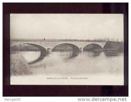 26101 Romilly Sur Seine Pont De Conflans   édit.breger   Belle Carte - Romilly-sur-Seine
