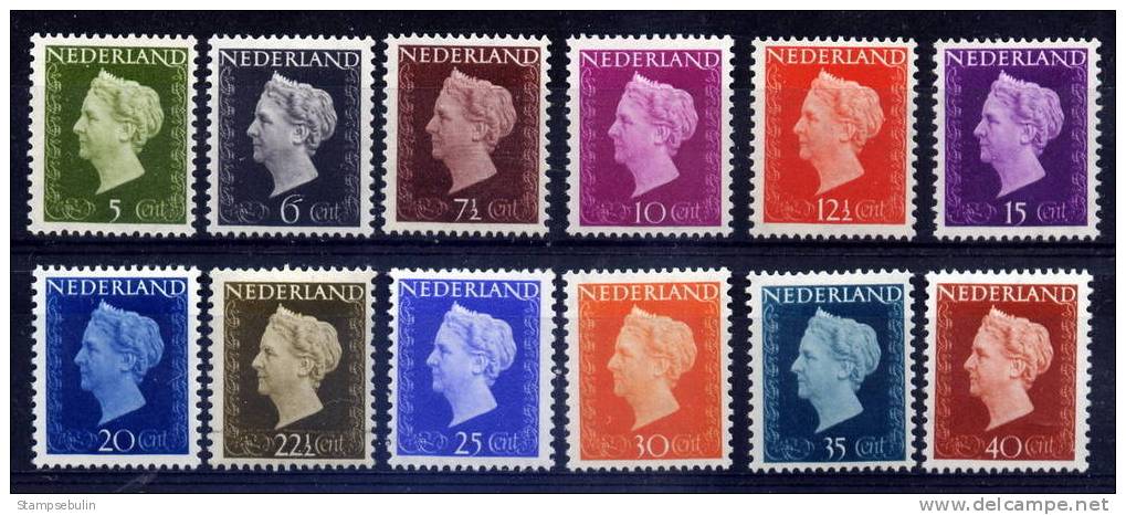 1947 Wihelmina Complete Set MNH ** 120 EURO! - Unused Stamps
