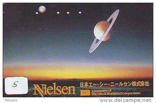 NEWTON Sur Telecarte (5) Nielsen  Space - Espace